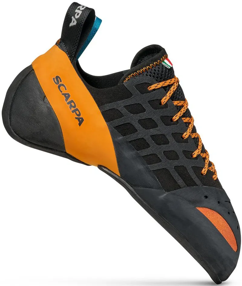 Scarpa Instinct Lace Climbing Shoes - Black-Orange
